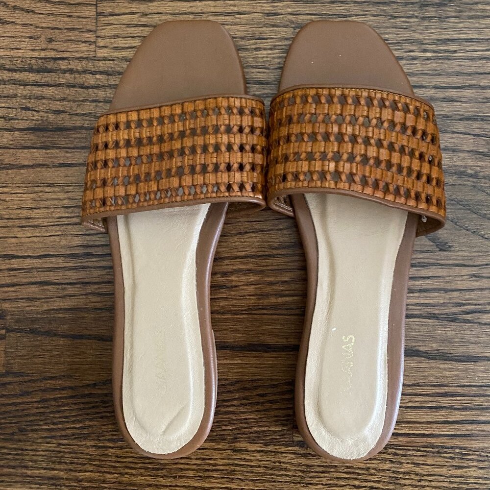 Kaanas Key West Slide in Coffee, Size 7